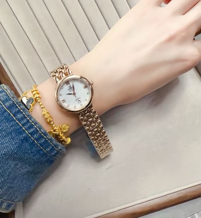 Omega Skyfall Replica Imported Quartz Movement 316L Steel 28MM Lady Watch